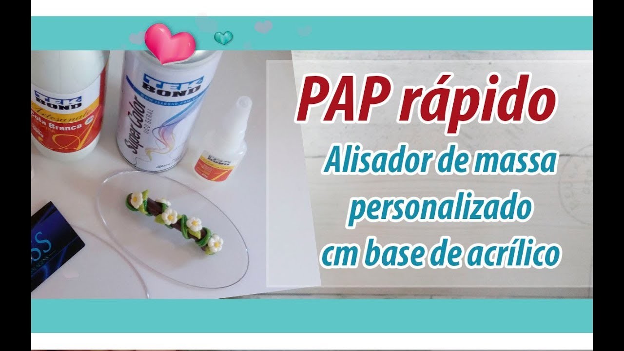 PAP Rápido - Alisador de massa personalizado