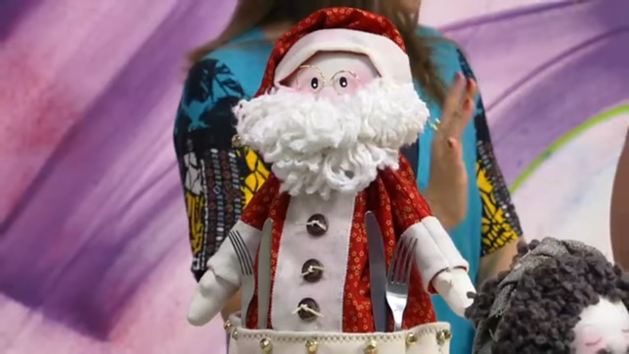 Papai Noel porta talheres - Silvia Torres  P2 Mulher.com - 09.11.2016 -