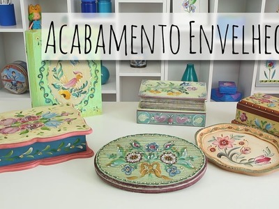 Acabamento Envelhecido no Bauernmalerei!