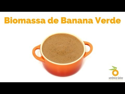 BIOMASSA DE BANANA VERDE - Receita Vegana, sem glúten, sem lactose | Como faz