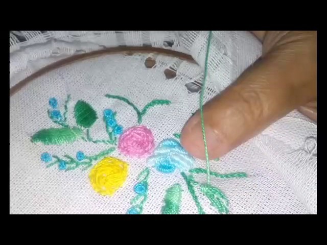 Bordado ponto cheio -  Embroidery - full stitch