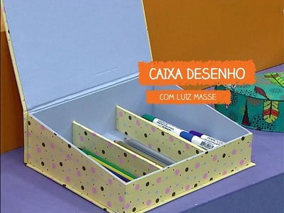 Caixa Desenho em Cartonagem com Luiz Masse | Vitrine do Artesanato na TV - TV Gazeta