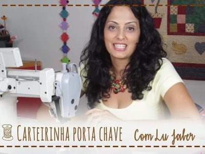 Carteirinha com porta chave