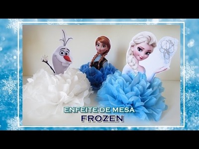 Como espelhar a imagem, para fazer frente e verso, enfeite de mesa  personagens Frozen