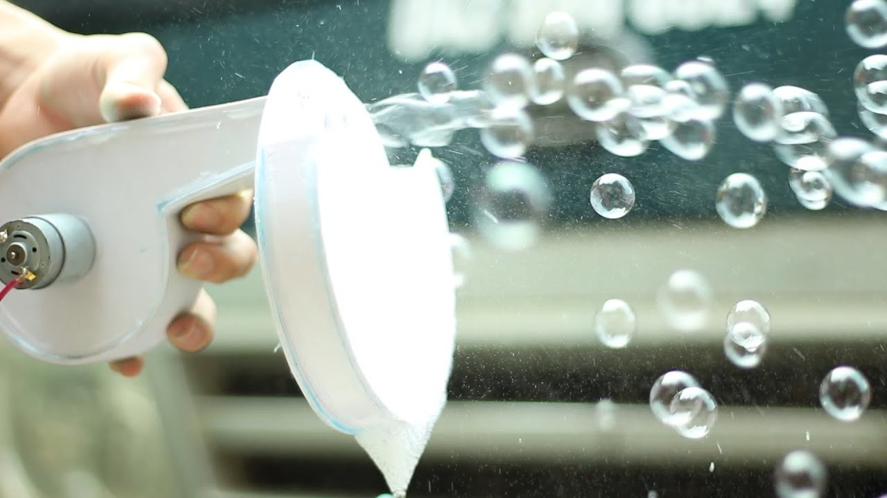 Como fazer uma máquina de bolha ► usando a placa foamex