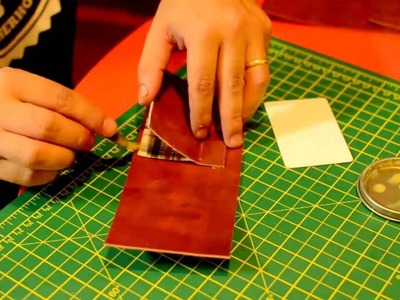 Fazendo a carteira básica de couro Sottille - DiBentto
