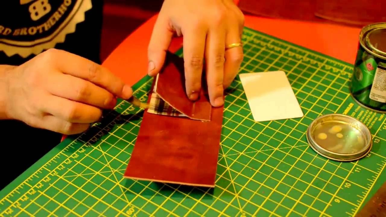 Fazendo a carteira básica de couro Sottille - DiBentto