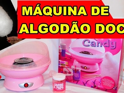 ???? MÁQUINA DE FAZER ALGODÃO DOCE CASEIRO