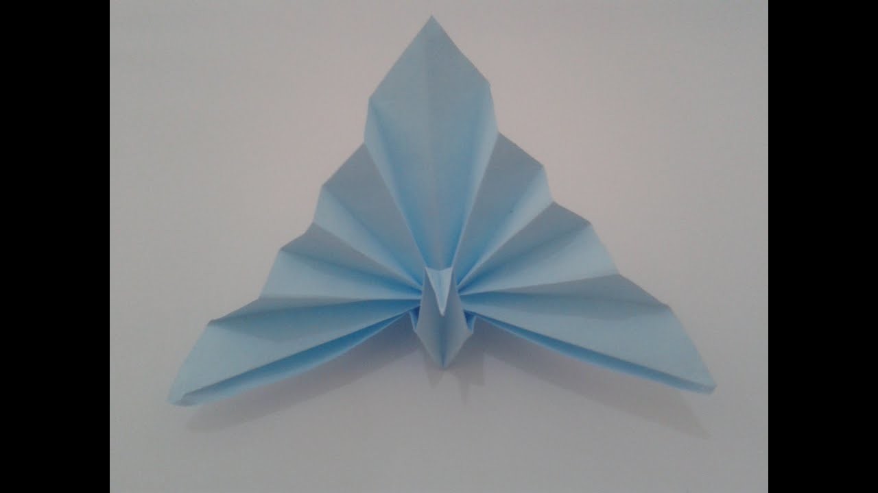 Origami pavão - Origami peacock