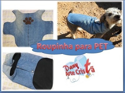 Roupinha fácil e estilosa e quentinha.  para PET -  Ropas fáciles y estilosas
