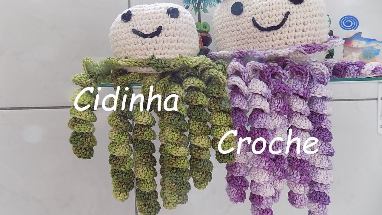 Cidinha Croche : Amigurumi Em Croche Agua Viva -Passo A Passo-Parte-1.2