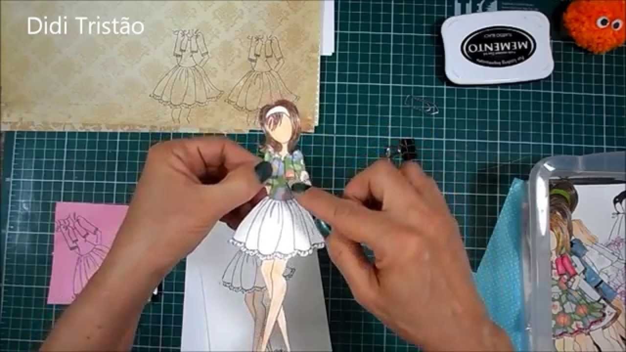Como usar os carimbos Prima Doll - Didi Tristão