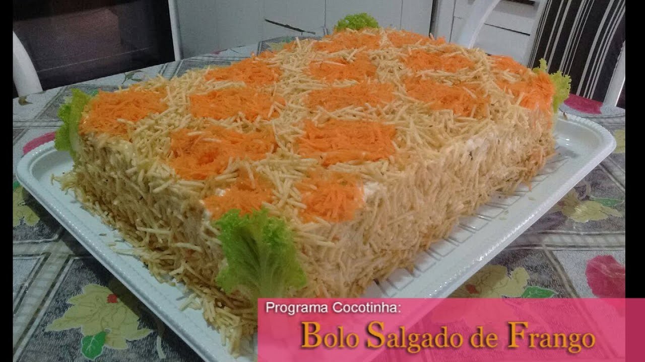 Bolo Salgado de Frango