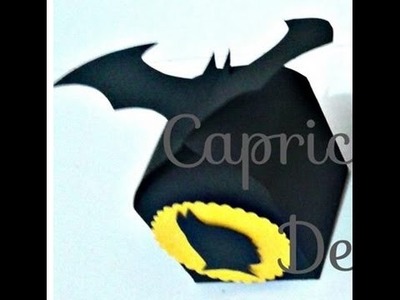 Caixa Morcego - Caixinha personalizada Batman - PAP - Tesourete