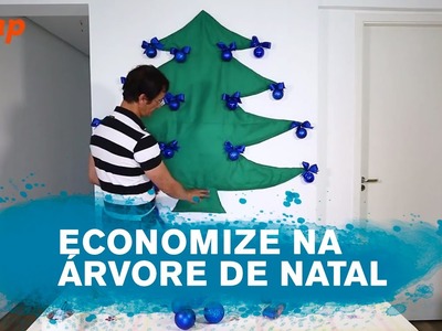 Como montar uma Árvore de Natal de parede e economizar dinheiro - Faça Você Mesmo