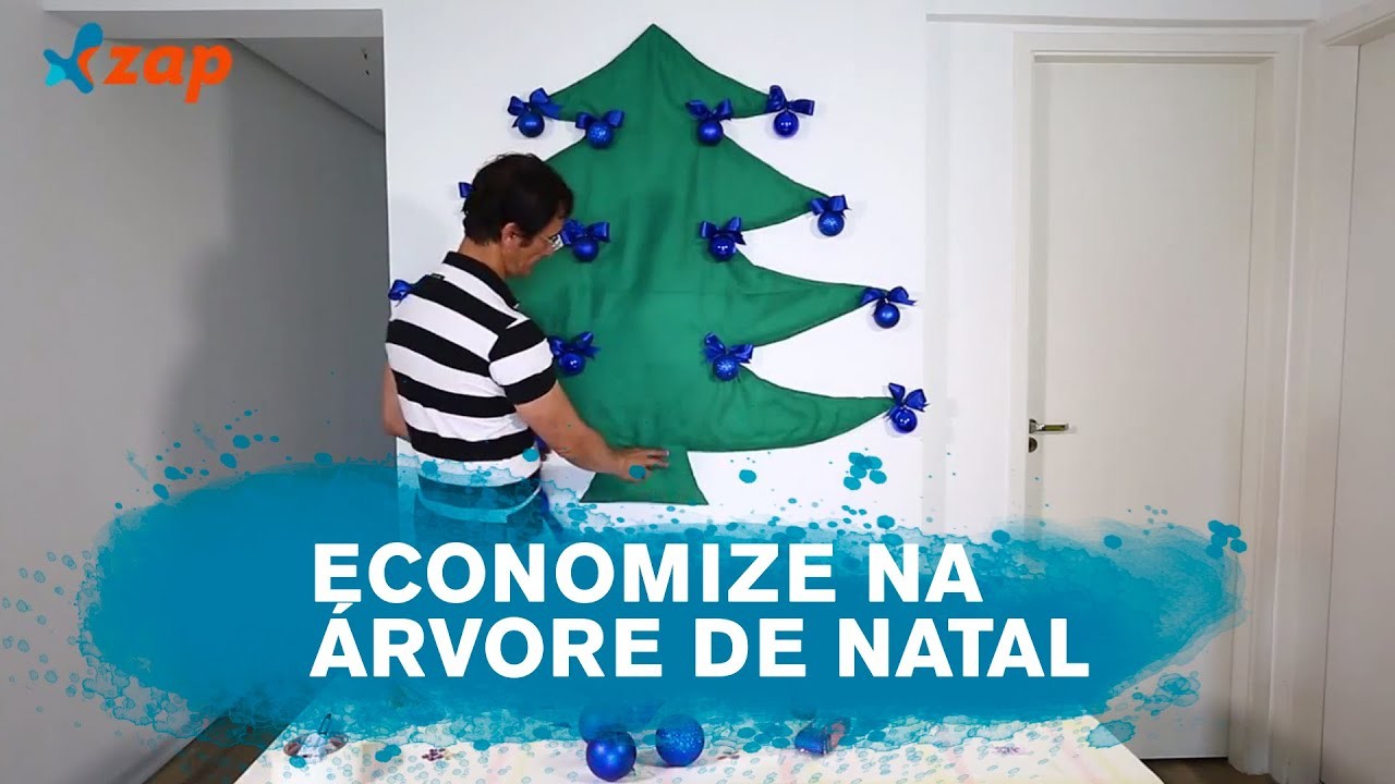 Como montar uma Árvore de Natal de parede e economizar dinheiro - Faça Você Mesmo