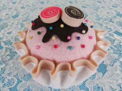DIY - Alfineteiro cupcake!