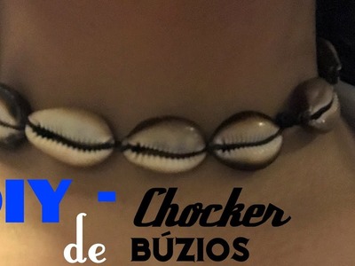 DIY - Chocker de Búzios !!! - Larissa Araújo Barbosa