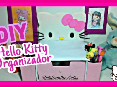 DIY HELLO KITTY ORGANIZADOR