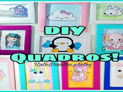 DIY QUADROS: MOLDURA DE PAPELÃO