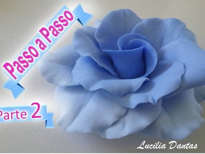 DIY-♥ Rosa de Biscuit ♥Lú Passo a Passo♥ parte 2.2