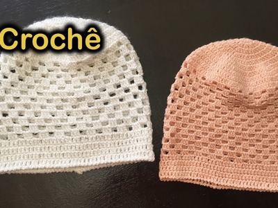 Gorro muito fácil "Gisele" - CROCHÊ