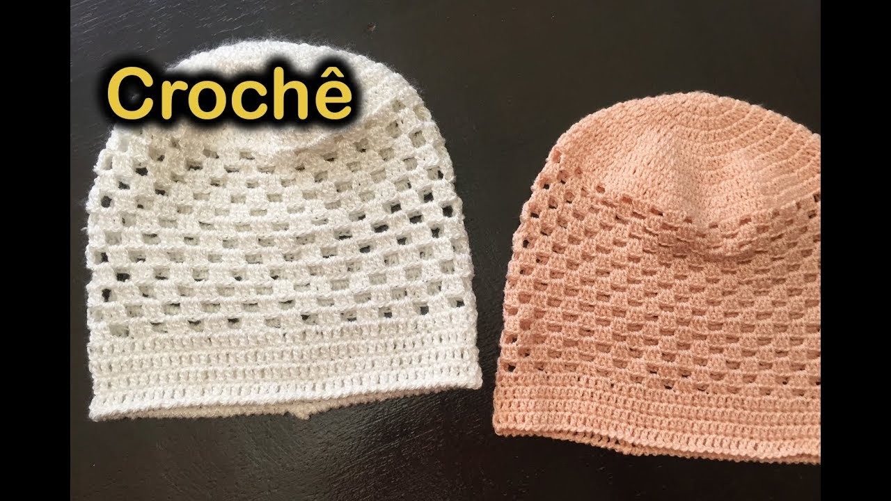 Gorro muito fácil "Gisele" - CROCHÊ