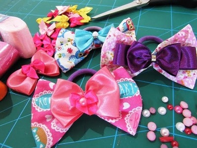 Lacinho diferente para cabelo