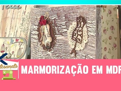 Marmorização em MDF - Vida Melhor - 05.07.2017