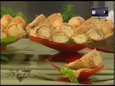 Palmirinha - Canudinhos Recheados  - Tv Culinária 2007