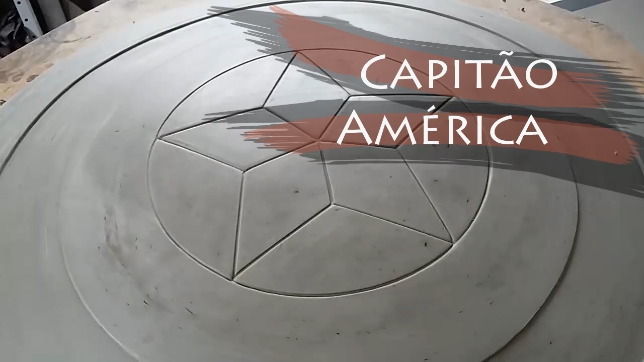 Timelapse do Escudo do Capitão América | Modelando com Henrique Corbeira