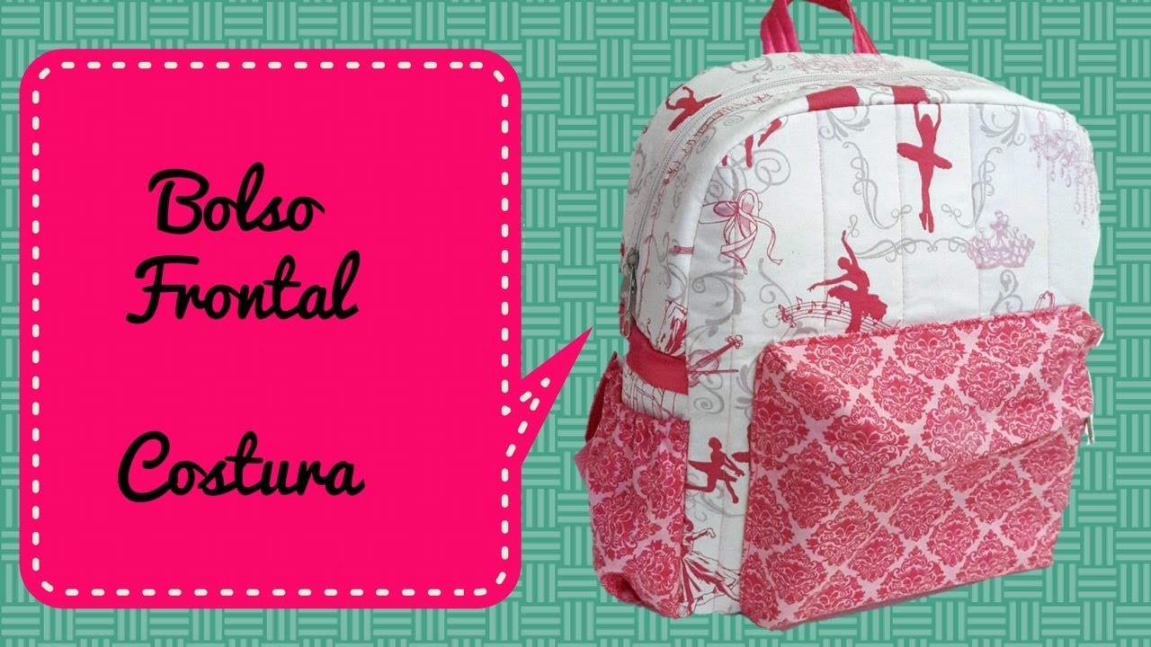 Bolso Frente Mochila - Costura