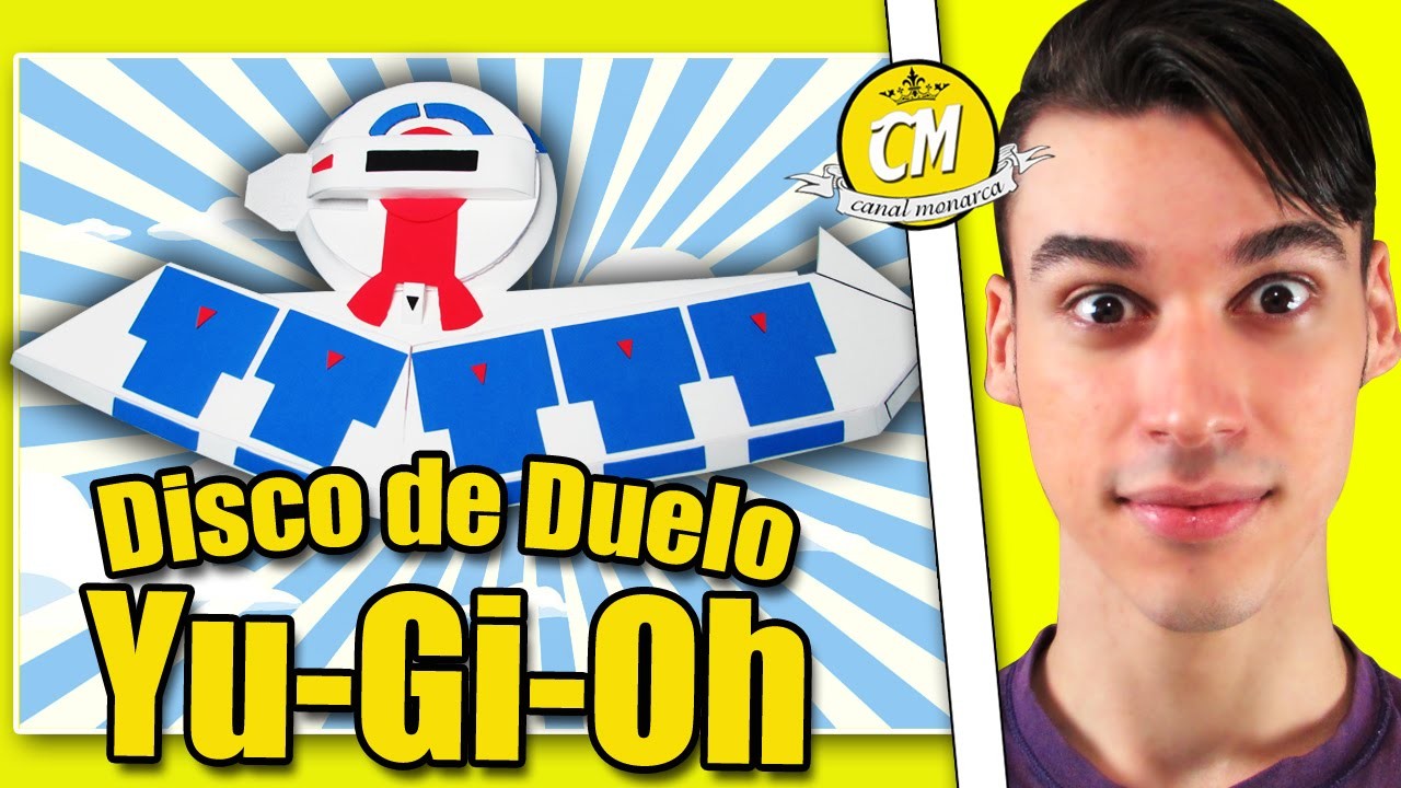 COMO FAZER DISCO DE DUELO YUGIOH  Canal Monarca????