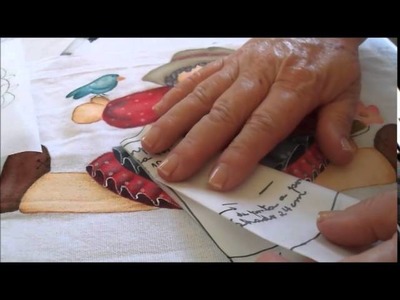 Dica - Pintura em Tecido Iniciante - Como fazer BABADO Roupa - Graça Tristão-Video 26