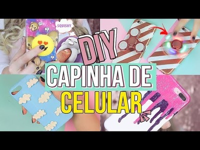 DIY CAPINHAS DE CELULAR INCRÍVEIS | Com 'SQUISHY' E HAND SPINNER #2