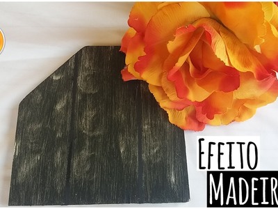 Efeito ripado com tinta