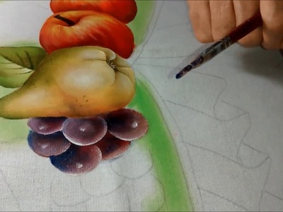 Pintando uva com Rosa Foeger