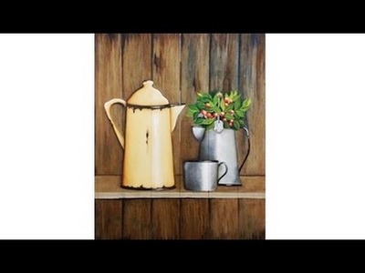 Pintura Still Life com Luiz Poletti