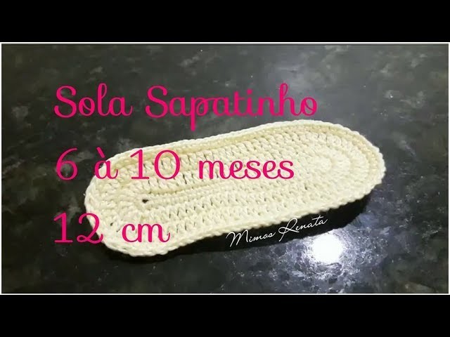 Sola Sapatinho 6 à 10 meses