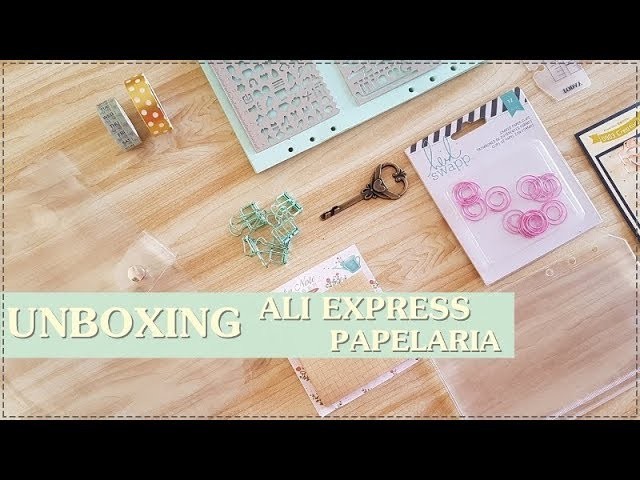 UNBOXING Ali Express Papelaria