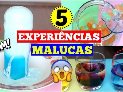 5 EXPERIÊNCIAS MALUCAS PARA FAZER EM CASA!! - Sisters Lellis