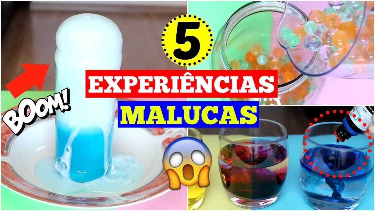 5 EXPERIÊNCIAS MALUCAS PARA FAZER EM CASA!! - Sisters Lellis