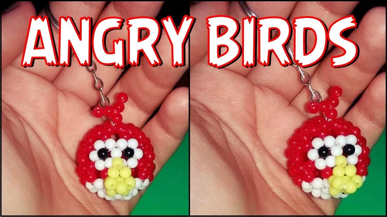 Angry Birds de Miçangas - Beads - Passo a Passo