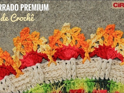 Bico. Barrado Premium de #crochê - Artes da Desi