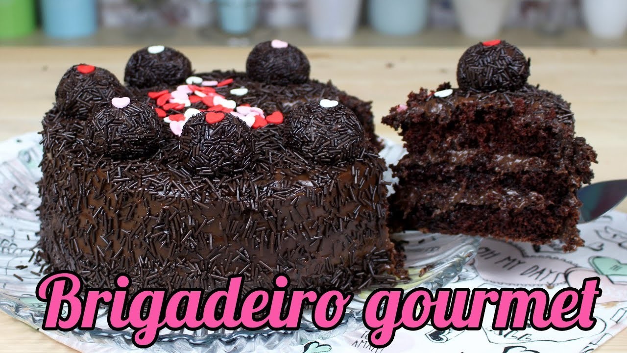 Bolo de Brigadeiro Gourmet | Como Fazer Bolo de Brigadeiro Gourmet | Cakepedia