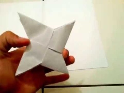 Como fazer uma estrela ninja de papel(shuriken)