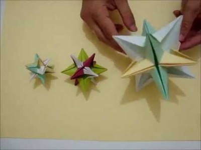 Conseguem fazer ? Origami Estrela ômega (12 pontas)
