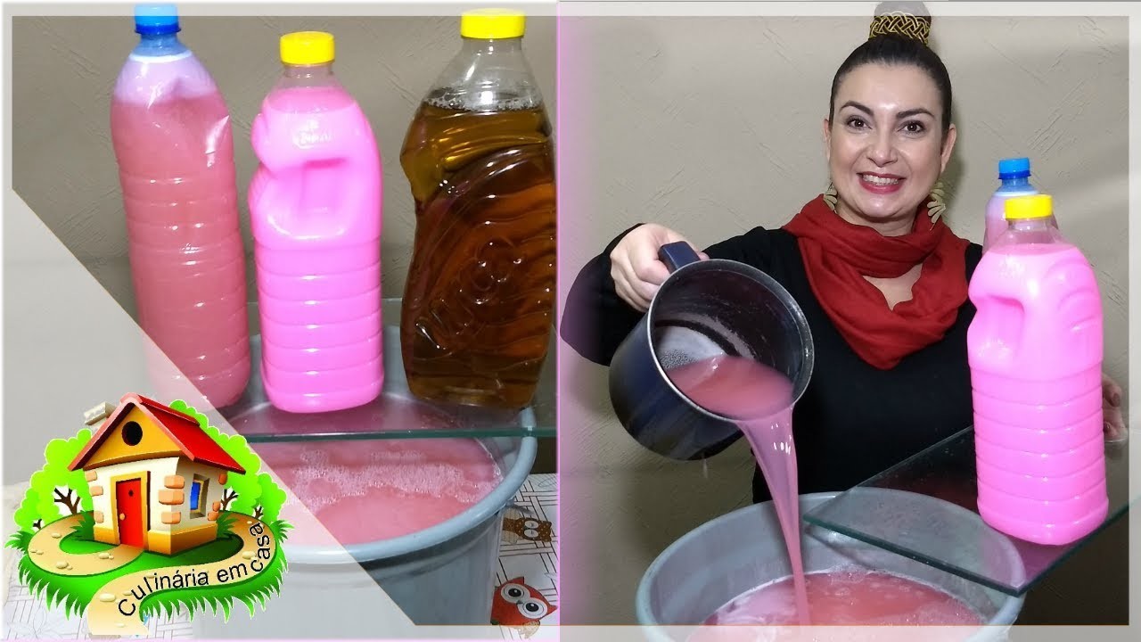 DESINFETANTE CASEIRO - MUITO CHEIROSO - Culinária em Casa