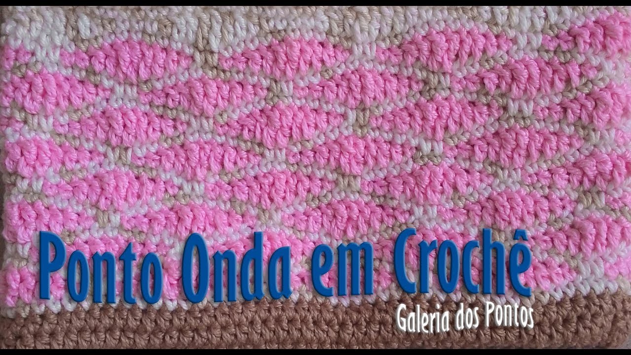 Ponto Onda em Crochê
