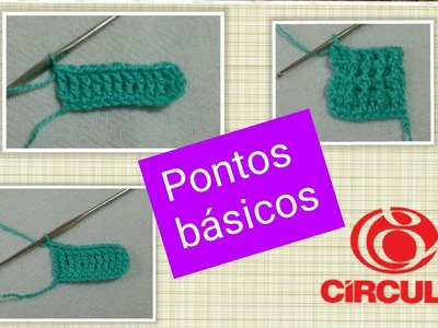 Versão canhotos:3 pontos básicos no Crochê # Elisa Crochê